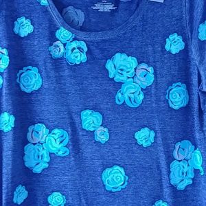 Lane Bryant flower t-shirt